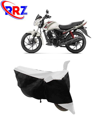 RRZ Waterproof Two Wheeler Cover for Suzuki(Sling Shot Plus, Black, White)