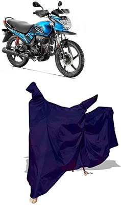Amexride Two Wheeler Cover for Hero(Passion Pro TR, Blue)