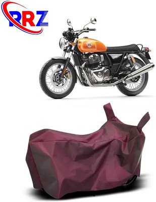 RRZ Waterproof Two Wheeler Cover for Royal Enfield(Interceptor 650, Maroon)