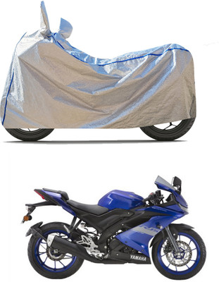 CODOKI Waterproof Two Wheeler Cover for Yamaha(YZF R15 V3 BS6, Silver)