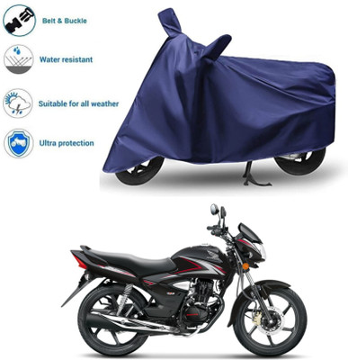 WMIZEXA Two Wheeler Cover for Honda(CB Shine, Blue)