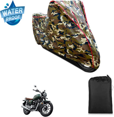 PAGORA Waterproof Two Wheeler Cover for Honda(Hness CB350, Yellow)