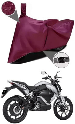 KEDIT Two Wheeler Cover for Revolt(RV Cafe Racer, Maroon)