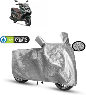 PAGORA Waterproof Two Wheeler Cover for Suzuki(Burgman Street, Silver)