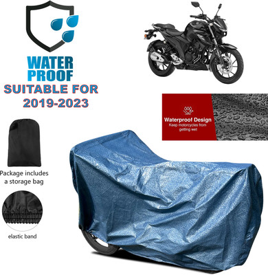 PAGORA Waterproof Two Wheeler Cover for Yamaha(FZ 25, Blue)