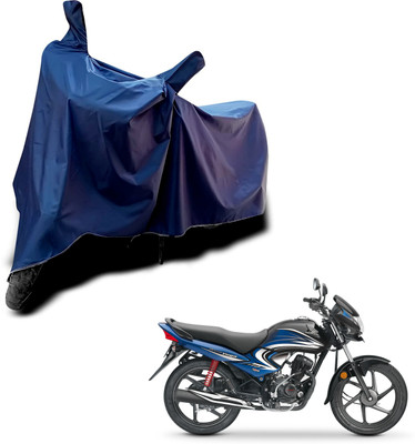 KEDIT Two Wheeler Cover for Honda(Dream Yuga, Blue)