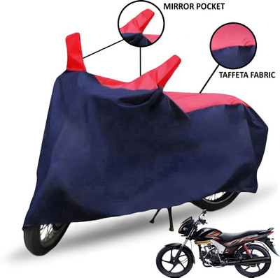 Mdstar Waterproof Two Wheeler Cover for Mahindra(Centuro NXT, Red, Blue)