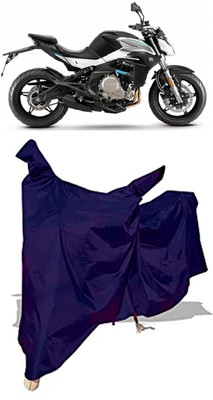 Amexride Two Wheeler Cover for CFMoto(650 NK BS6, Blue)