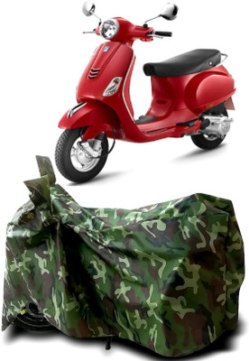 Autofly Waterproof Two Wheeler Cover for Vespa(Urban Club, Multicolor)