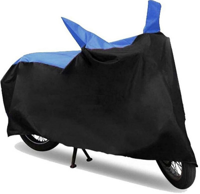 Matt Moon Two Wheeler Cover for Bajaj(Pulsar, Black)