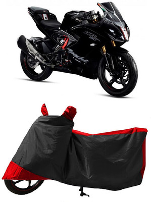 GROFATIK Two Wheeler Cover for TVS(Apache RTR 310, Red)