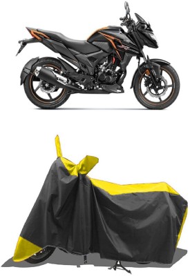 SUGASHRI Waterproof Two Wheeler Cover for Honda(X-Blade, Yellow, Black)