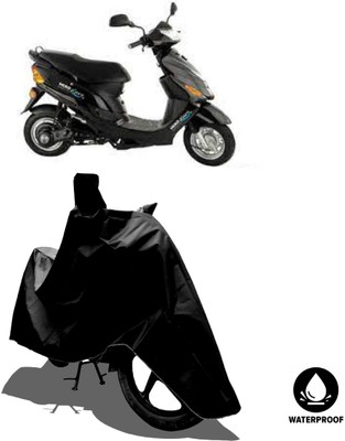 Amexride Waterproof Two Wheeler Cover for Hero Electric(Electric Zippy, Black)