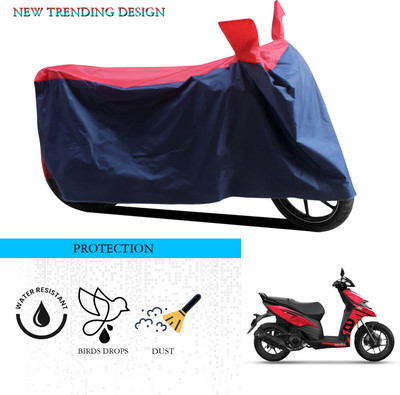 SnehaSales Waterproof Two Wheeler Cover for Aprilia(SR 160, Black, Red)