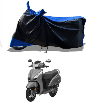 DeepShakshi AUTOMOTIVE Waterproof Two Wheeler Cover for TVS(ZX 125 BS6, Blue)