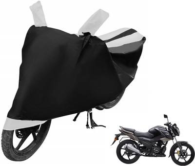 Auto Hub Two Wheeler Cover for TVS(Raider, White)