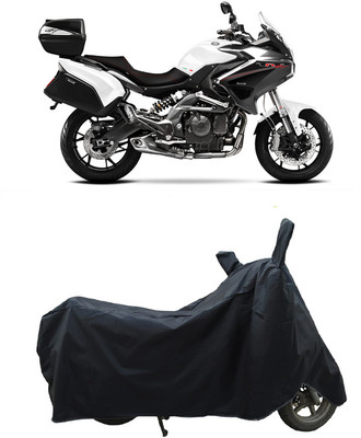 Coxtor Waterproof Two Wheeler Cover for Benelli(TNT 600 GT, Black)