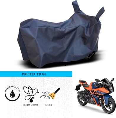ANTHUB Waterproof Two Wheeler Cover for KTM(RC125, Blue)