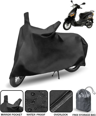 CARNEST Two Wheeler Cover for Hero(Electric Zippy, Black)