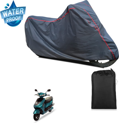 GOSHIV-car and bike accessories Waterproof Two Wheeler Cover for Okinawa(R30 electric scooter, Grey)