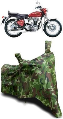ATBROTHERS Waterproof Two Wheeler Cover for Royal Enfield(Electra 4S, Multicolor, Green)