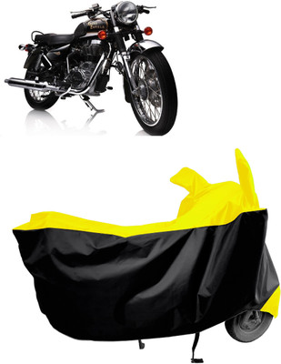 Amexride Two Wheeler Cover for Royal Enfield(Electra Delux, Multicolor)