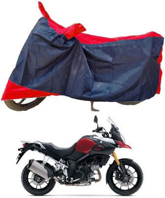 MMSSTAR Waterproof Two Wheeler Cover for Suzuki(V Strom 1000, Red, Blue)