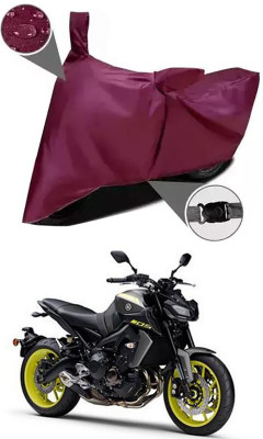 AASHTIK MART Two Wheeler Cover for Yamaha(MT 09 BS6, Maroon)