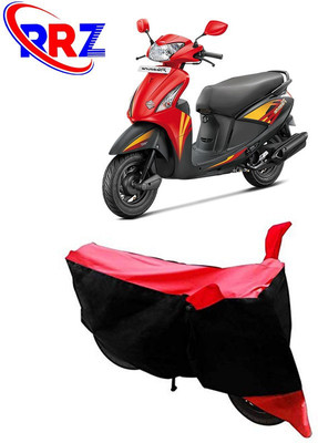 RRZ Waterproof Two Wheeler Cover for Hero(Pleasure, Black, Red)