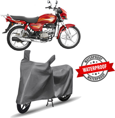 APNEK Two Wheeler Cover for Hero(Splendor Plus, Grey)