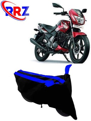 RRZ Waterproof Two Wheeler Cover for TVS(Flame, Black, Blue)