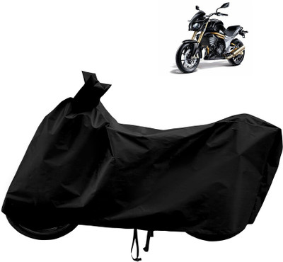 Horseyaart Waterproof Two Wheeler Cover for Mahindra(MOJO XT 300, Black)