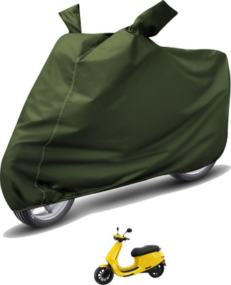 Caronix Waterproof Two Wheeler Cover for Ola(Green)