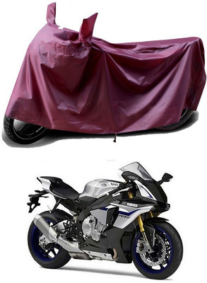 THE REAL ARV Waterproof Two Wheeler Cover for Yamaha(YZF R1M, Maroon)