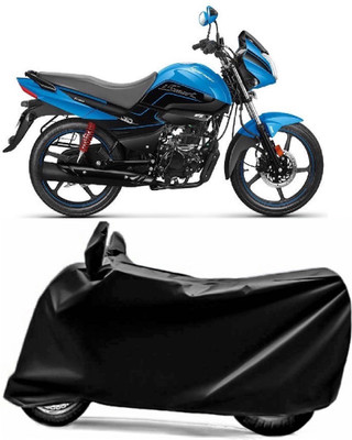 V VINTON Two Wheeler Cover for Hero(Splendor I Smart, Black)
