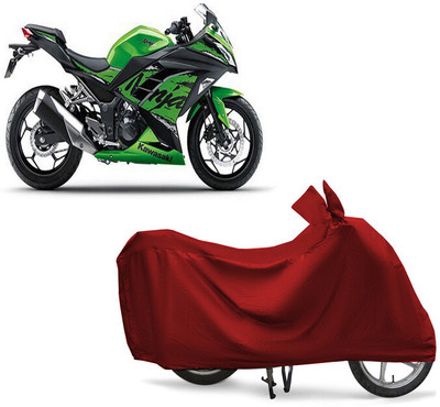 EGAL Two Wheeler Cover for Kawasaki(Ninja 300, Maroon)