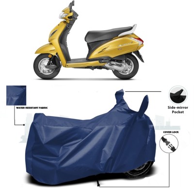 MMSSTAR Waterproof Two Wheeler Cover for Universal For Bike(Activa 4G, Blue)