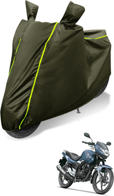 Auto Hub Waterproof Two Wheeler Cover for Suzuki(GS 150R, Green)