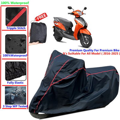 SThanaveX Waterproof Two Wheeler Cover for Ampere(Black)