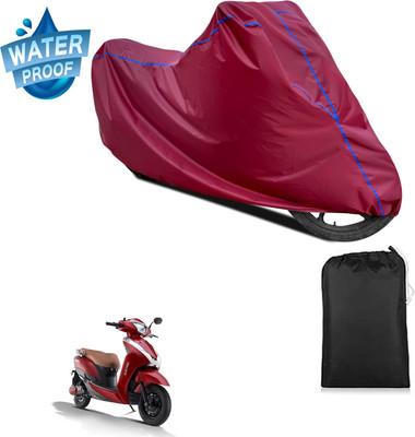 PAGORA Waterproof Two Wheeler Cover for Ampere(Magnus BS6, Maroon)