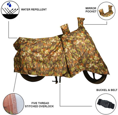 Furnish Flow Two Wheeler Cover for TVS(Apache RTR 200 4V, Multicolor)
