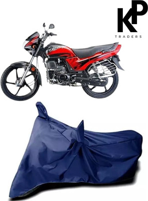 KPM TRADERS Waterproof Two Wheeler Cover for Hero(Passion Plus, Blue)