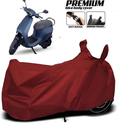 smwzxyu Waterproof Two Wheeler Cover for Hero, Honda, Bajaj, TVS, Suzuki(Maroon)