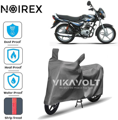 NOIREX Two Wheeler Cover for Bajaj(CT100, Grey)