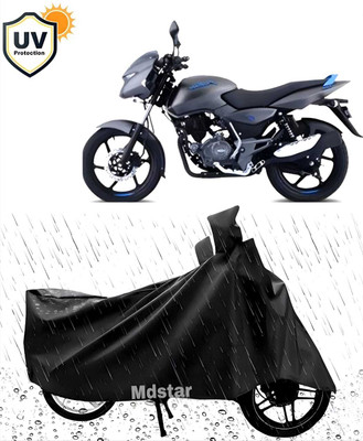 MMSSTAR Waterproof Two Wheeler Cover for Bajaj(Pulsar 125, Black)