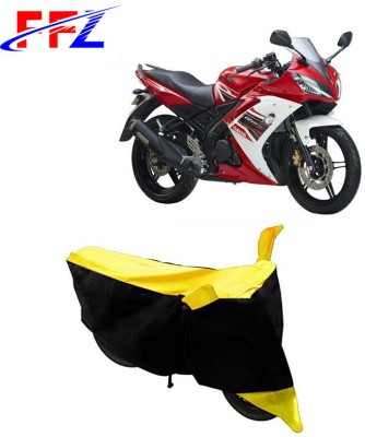 FFZ Waterproof Two Wheeler Cover for Yamaha(YZF R15 S, Black, Yellow)