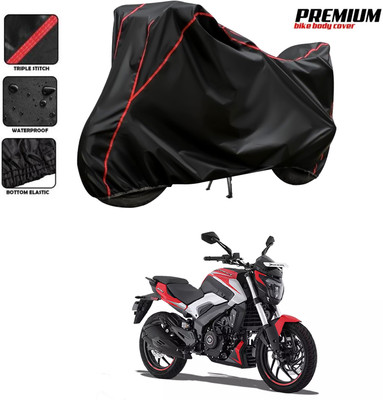 SThanaveX Waterproof Two Wheeler Cover for Bajaj(Dominar 250, Black)