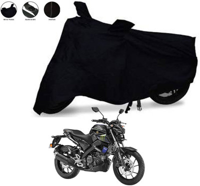 smwzxyu Waterproof Two Wheeler Cover for Yamaha(YZF R15 V3 BS6, Black)