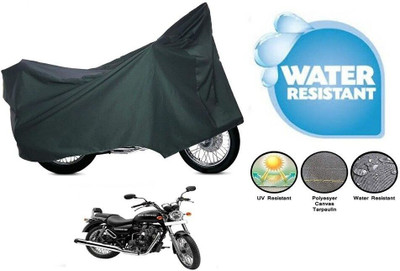 DeepShakshi AUTOMOTIVE Waterproof Two Wheeler Cover for Royal Enfield(Bullet Trials 350, Green)