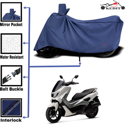 KEDIT Two Wheeler Cover for Yamaha(NMax 155 BS6, Blue)